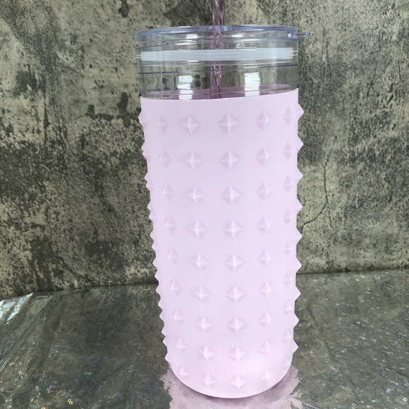 Cute 34oz Purple Spike Sleeved Tumbler - Picture 2 of 14
